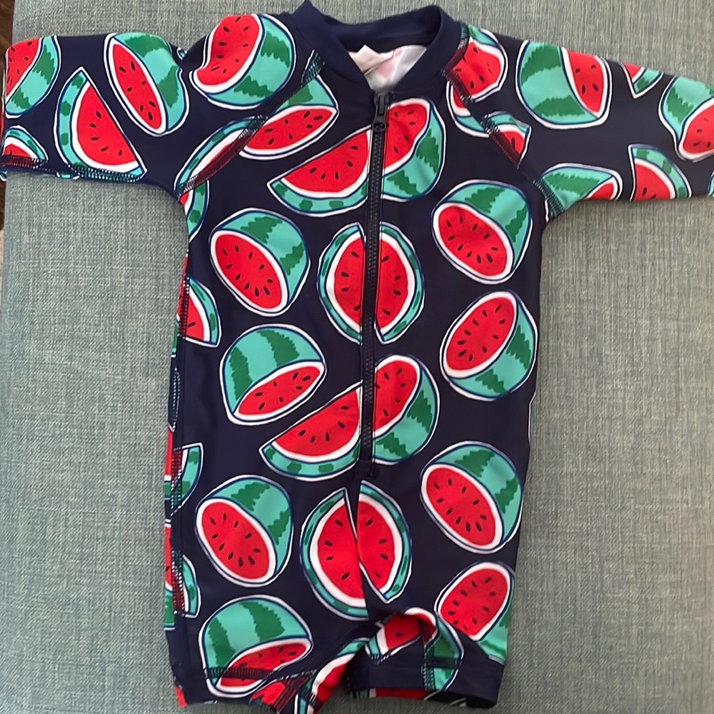 Hanna Andersson Rash Guard Swimming Suit (Size 6-12 mos)